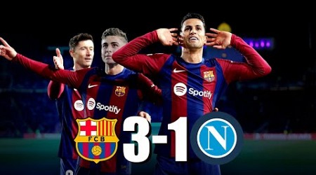 Barcelona Elimina al Napoli 3-1 | OCTAVOS de FINAL | Champions League 2024