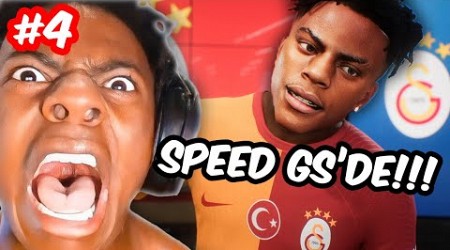 Speed Galatasaray&#39;da! | iShowSpeed FC24 Oyuncu Kariyeri Rebuild #4