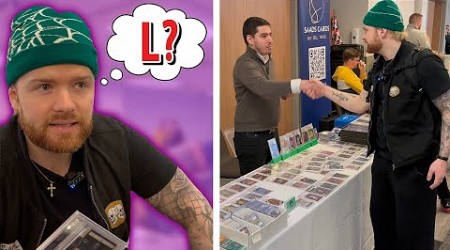 DID I TAKE AN L TRADING AWAY THIS HUGE SOCCER CARD?! SOUTHAMPTON SPORTS CARDS SHOW VLOG