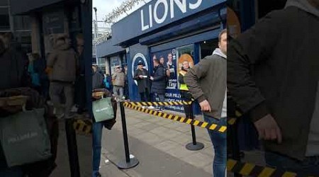 Millwall fans at the DEN, b4 Millwall v Birmingham City