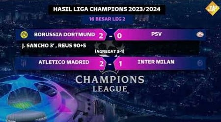 HASIL LIGA CHAMPIONS TADI MALAM ATLETICO MADRID VS INTER MILAN