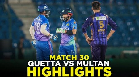 PSL 9 | Full Highlights | Quetta Gladiators vs Multan Sultans | Match 30 | M2A1A