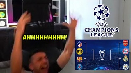 DjMaRiiO REACCIONA AL SORTEO DE LOS CUARTOS DE FINAL | CHAMPIONS LEAGUE 23-24