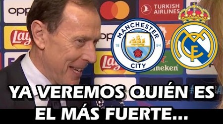 LA REACCION DE EMILIO BUTRAGUEÑO DIRECTIVO DEL REAL MADRID TRAS EL SORTEO DE CHAMPIONS