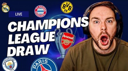 Real Madrid vs Man City! Arsenal vs Bayern Munich! UEFA Champions League 2023/24 Draw LIVE