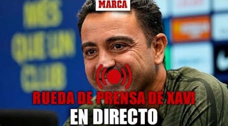 Rueda de prensa de Xavi Hernández previa al partido de Champions contra el Napoli, EN DIRECTO| MARCA