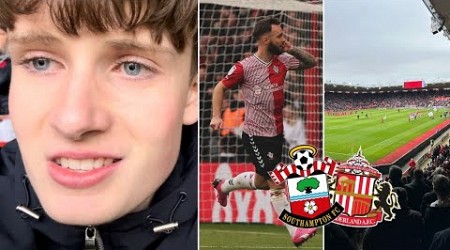 SAINTS WIN BUT MAKE IT TOUGH FOR THEMSELVES VS SUNDERLAND | Southampton FC 4-2 Sunderland AFC Vlog