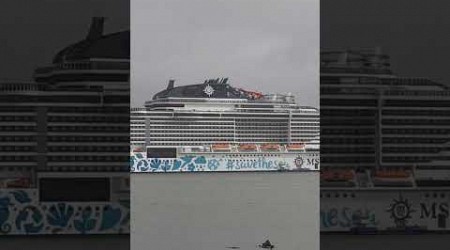 MSC Euribia Cruise Ship Southampton 15th March 2024 #ship #msccruise