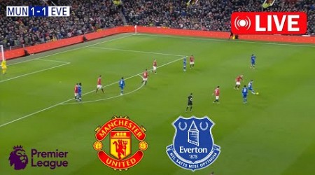 Manchester United vs Everton (2-0) | English Premier League 2023/24 | Epl Live | Pes 21 Gameplay