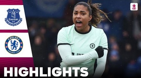 Everton vs Chelsea | Highlights | Adobe Women&#39;s FA Cup Quarter Final 10-03-2024