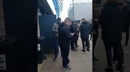 Through the turnstiles at Millwall and into the recently developed fan zone!