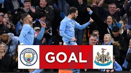 GOAL | Bernardo Silva | Manchester City 1-0 Newcastle United | Quarter-final | Emirates FA Cup 2023-