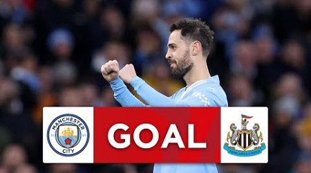 GOAL | Bernardo Silva | Manchester City 2-0 Newcastle United | Quarter-final | Emirates FA Cup 2023