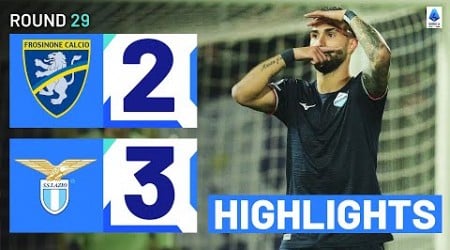 FROSINONE-LAZIO 2-3 | HIGHLIGHTS | Castellanos shines in 5-goal thriller | Serie A 2023/24