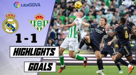 Real Madrid vs Real Betis 1-1 • LA LIGA Highlights &amp; All Goals • Hasil Liga Spanyol Tadi Malam