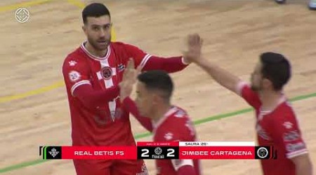 Resumen #PrimeraDivisiónFS | Real Betis Futsal 3-5 Jimbee Cartagena | Jornada 24