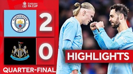 Silva Sends City to Wembley | Manchester City 2-0 Newcastle United | Emirates FA Cup 2023-24