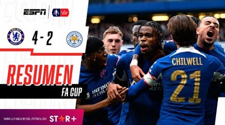 ¡PARTIDAZO DE LOS BLUES Y UNA CLASIFICACIÓN AGÓNICA A SEMIS! | Chelsea 4-2 Leicester | RESUMEN