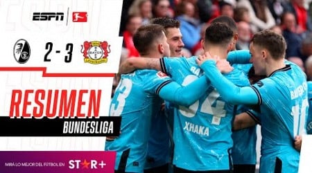 ¡LOS 11 DE LA COMPAÑÍA SIGUEN IMPARABLES EN LA BUNDESLIGA! | Friburgo 2-3 Leverkusen | RESUMEN