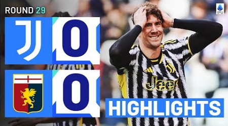 JUVENTUS-GENOA 0-0 | HIGHLIGHTS | Juve pegged back by sold Grifone display | Serie A 2023/24