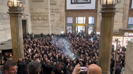 Stasera Inter-Napoli, ma guardate cosa sta succedendo in stazione a MILANO! 