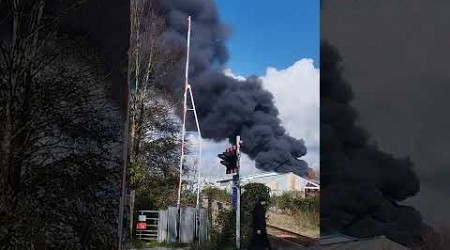 Warehouse Fire Southampton (Polystar Plastics)