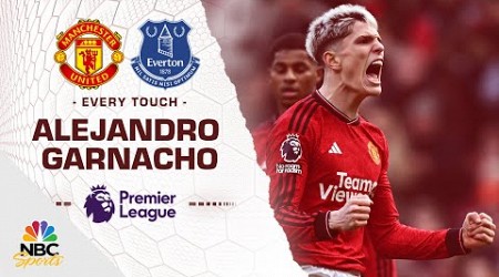 Every touch: Alejandro Garnacho sets up both Man Utd goals v. Everton | Premier League | NBC Sports