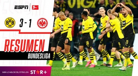 ¡LOS NEGRIAMARILLOS LO DIERON VUELTA Y GOLEARON EN SU CASA! | Dortmund 3-1 Frakfurt | RESUMEN