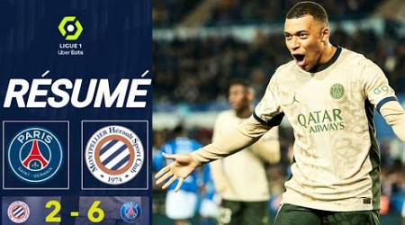 Montpellier - PSG (2-6) Résumé | Ligue 1 2024 | Vitinha, Lee Kang-in &amp; Kylian Mbappe Hat-trick Goal