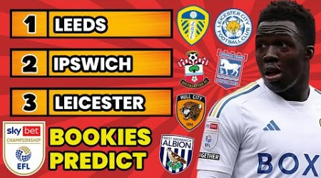 The Bookies FINAL End Of Season CHAMPIONSHIP Predictions!