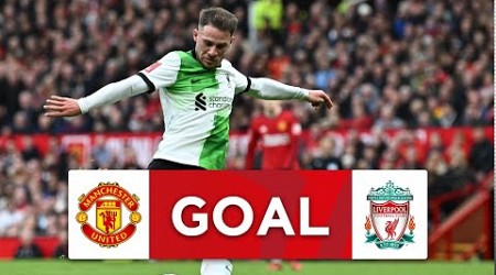 GOAL | Mac Allister | Manchester United 1-1 Liverpool | Quarter-final | Emirates FA Cup 2023-24