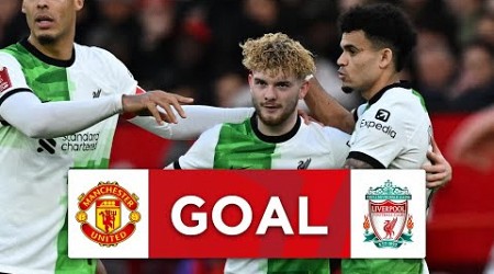 GOAL | Harvey Elliot | Manchester United 2-3 Liverpool | Quarter-final | Emirates FA Cup 2023-24