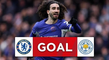 GOAL | Marc Cucurella | Chelsea 1-0 Leicester City | Quarter-final | Emirates FA Cup 2023-24