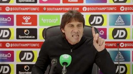 ONE YEAR AGO TODAY: PRESS CONFERENCE: ANTONIO CONTE RANT: Southampton 3-3 Tottenham