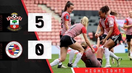 WOMEN&#39;S HIGHLIGHTS: Southampton 5-0 Reading | Barclays Women&#39;s Championship