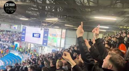 CROWD CAM- LEEDS UNITED 2-0 MILLWALL “FANS SING PRE MATCH!” #millwall #leedsunited #championship