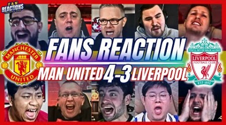 MAN UTD &amp; LIVERPOOL FANS REACTION TO MAN UNITED 4-3 LIVERPOOL | FA CUP