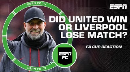 Liverpool only have themselves to blame for loss to Manchester United – Burley | ESPN FC