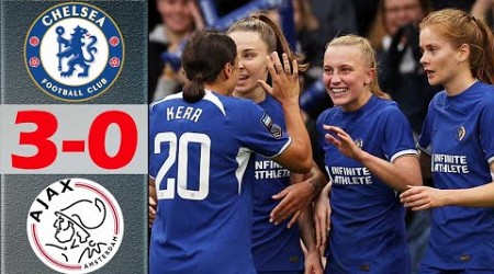 Chelsea vs Ajax Amsterdam Highlights | UEFA Women&#39;s Champions League 23/24 QF | 3.19.2024