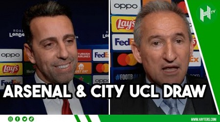 We have GREAT MOMENTUM | Arsenal&#39;s Edu &amp; Man City&#39;s Begiristain react to UCL draw