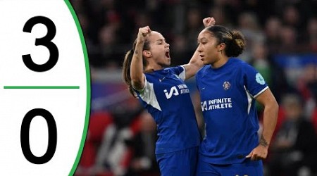 Chelsea vs Ajax 3-0 Highlights &amp; Goals - Women&#39;s Champions League 2024