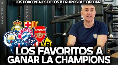 QUIÉN GANA LA CHAMPIONS | PORCENTAJES MANCHESTER CITY, REAL MADRID, BARCELONA, ATLETI, BAYERN...