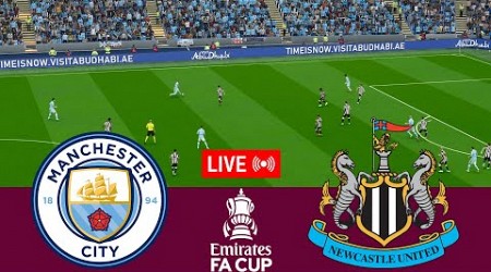 [LIVE] Manchester City vs Newcastle United. FA Cup 2023/24 Full match - Video game simulation