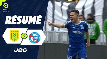 FC NANTES - RC STRASBOURG ALSACE (1 - 3) - Résumé - (FCN - RCSA) / 2023-2024