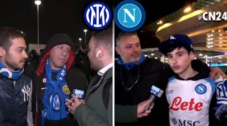 Inter Napoli 1-1 ⚽ Guardate la REAZIONE dei tifosi a San Siro