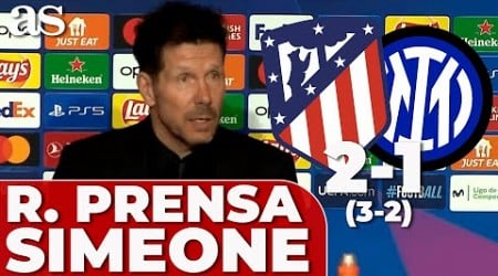 ATLÉTICO 2 - INTER 1 | SIMEONE, rueda de prensa COMPLETA tras PENALTIS | CHAMPIONS