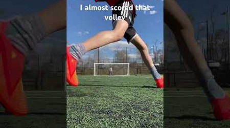 I almost scored that volley#blowup #trend #league #futbol #soccer #basementleague #shot#goal