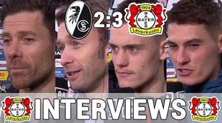 Xabi Alonso, Rolfes, Florian Wirtz &amp; Schick - Leverkusen Stimmen zum Spiel | Freiburg 2:3 Leverkusen