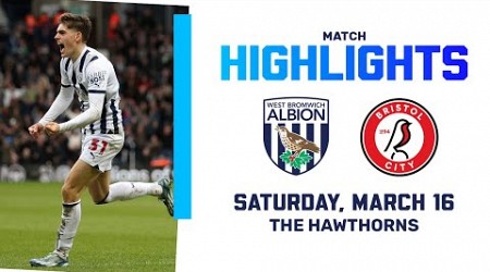 Tom Fellows &amp; Jed Wallace on target in Hawthorns win | Albion 2-0 Bristol City | MATCH HIGHLIGHTS