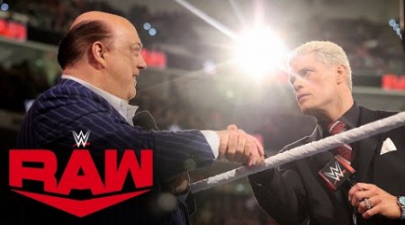 Paul Heyman brokers a deal with Cody Rhodes: Raw highlights, March 18, 2024